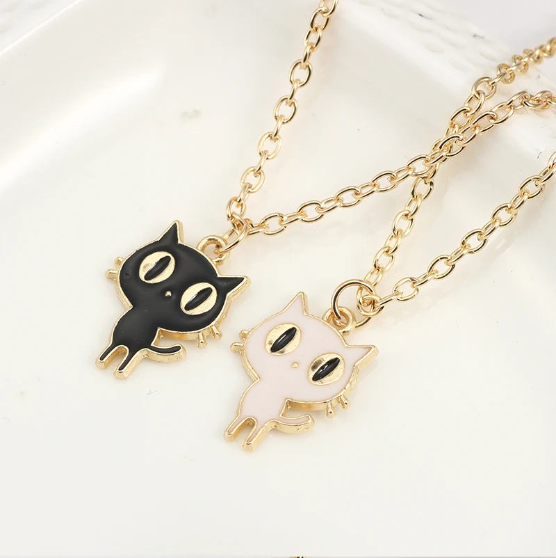 Halsband, Katt (Svart/Vit)