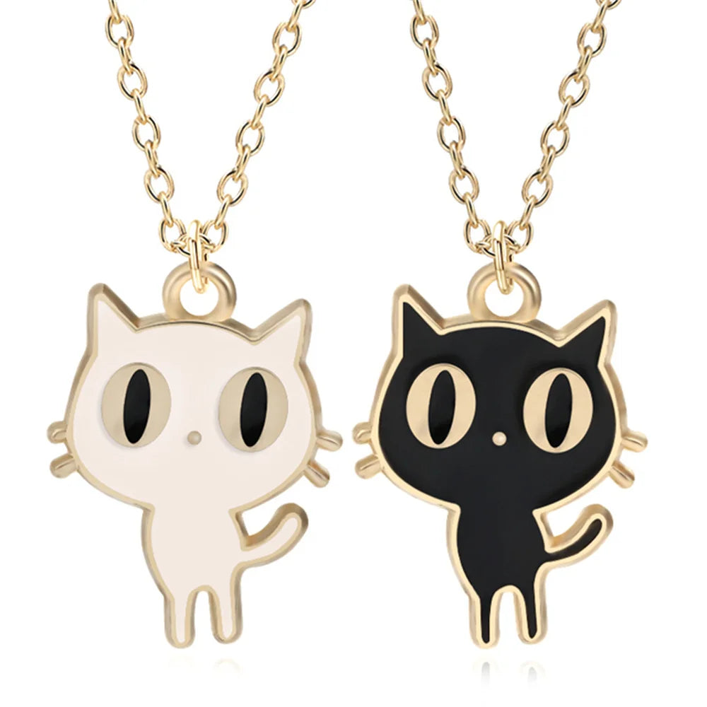 Halsband, Katt (Svart/Vit)