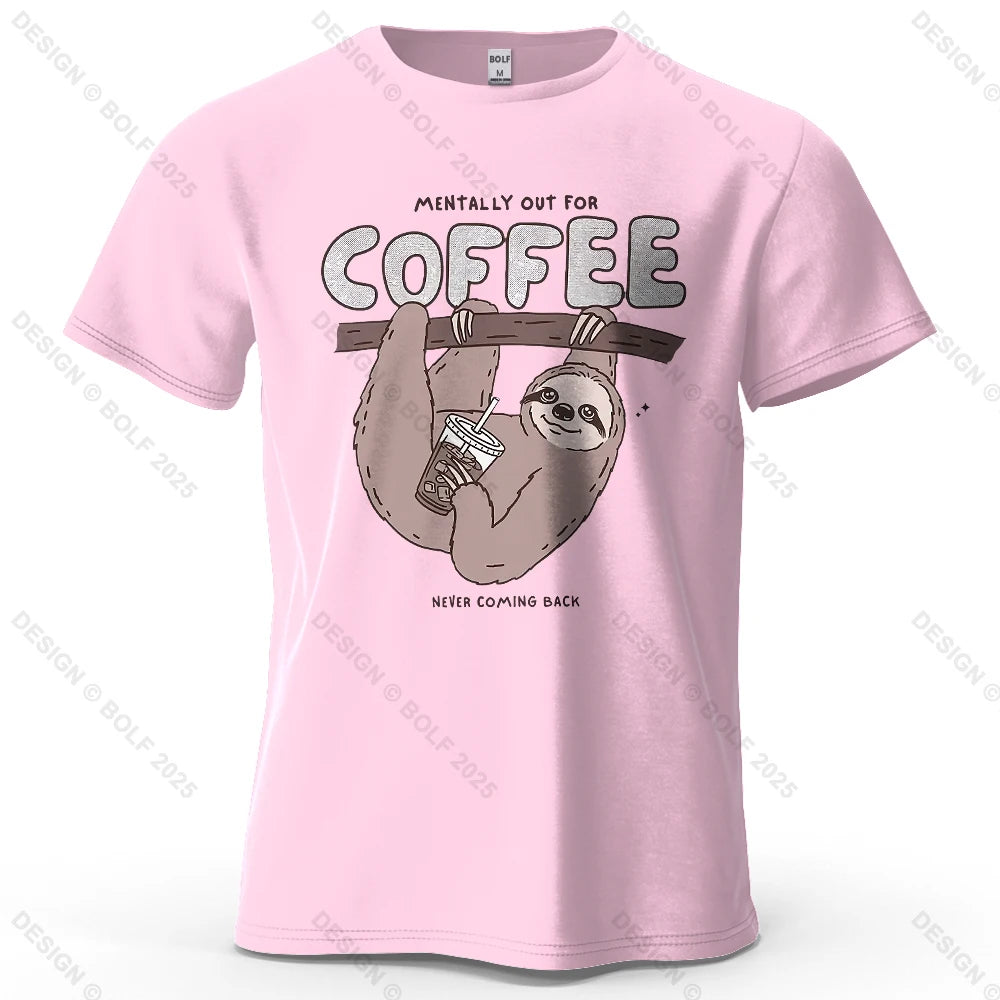 Kaffedrickande sengångare - T-Shirt