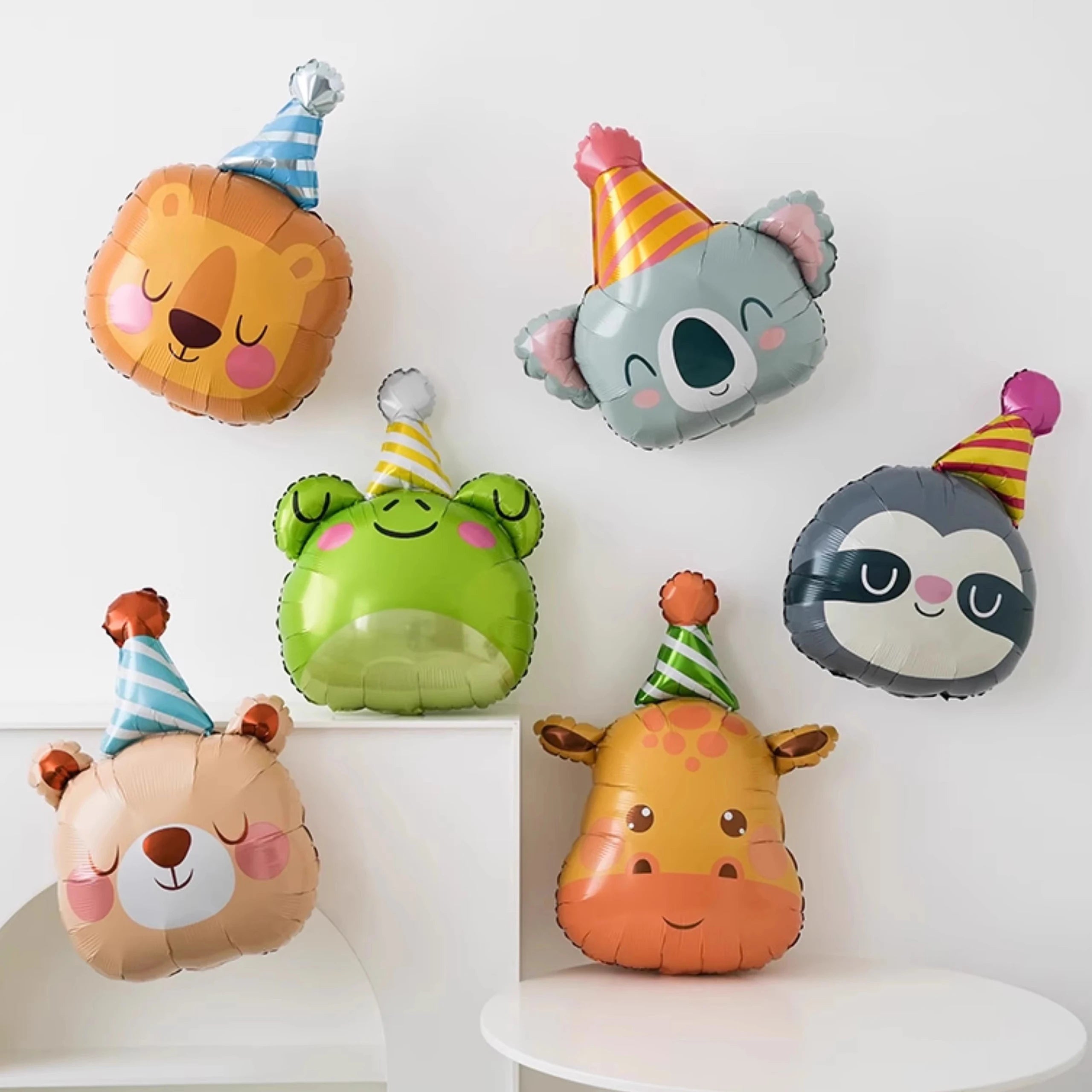 Djurballonger för fest (x2 pack)