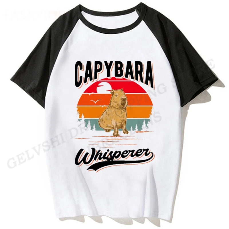 Kapybara T-shirts med tryck (Barn)