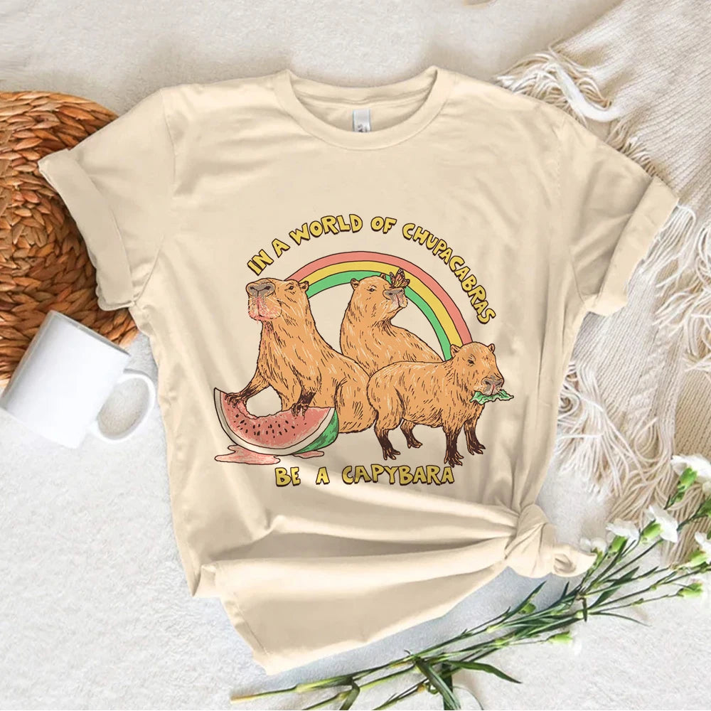 Capybara T-Shirts i flera olika tryck