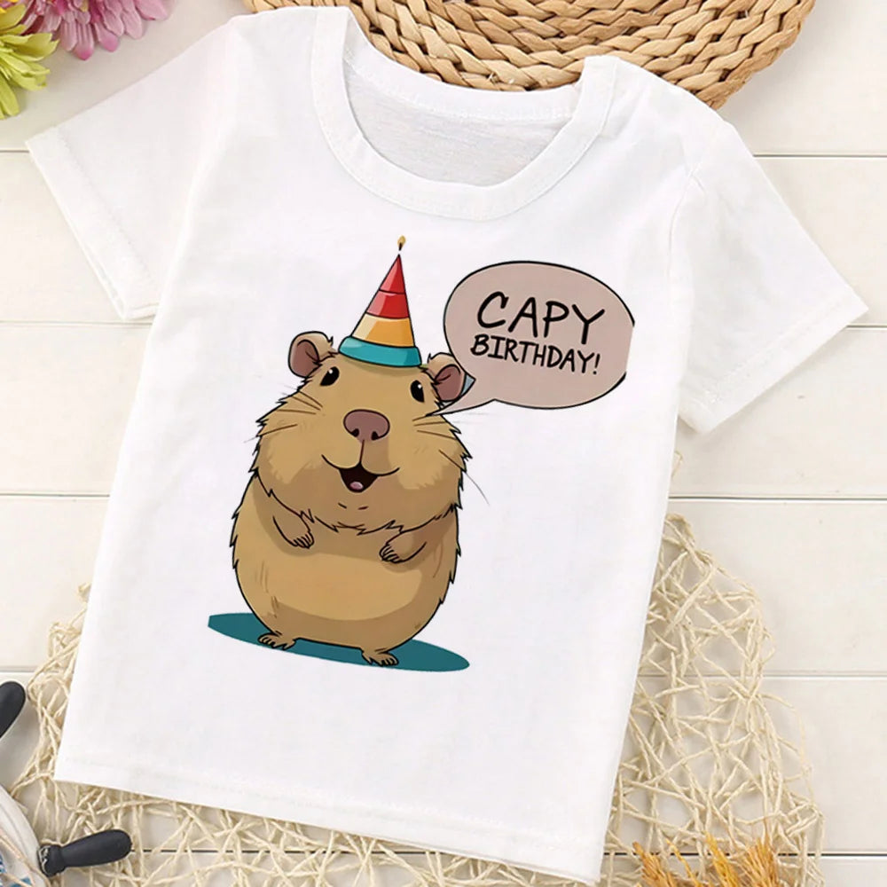 Kapybara T Shirts för barn