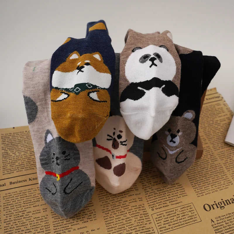 Sockar med söta djur