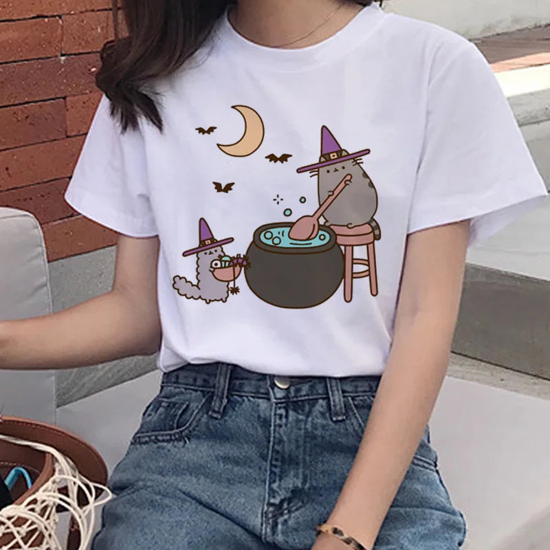 Pusheen Katt, T-shirt