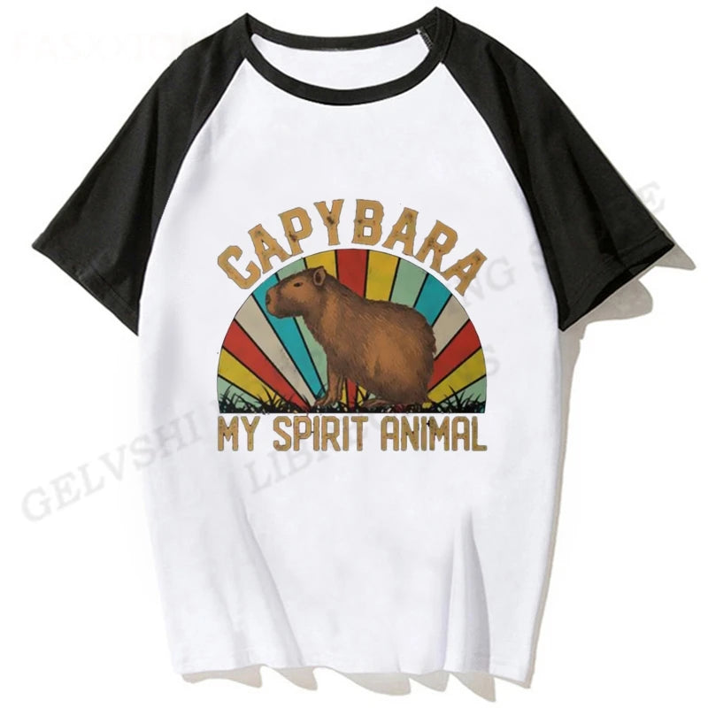 Kapybara T-shirts med tryck (Barn)