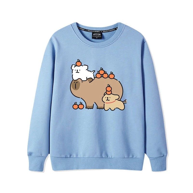 Kapybara med apelsin & vänner