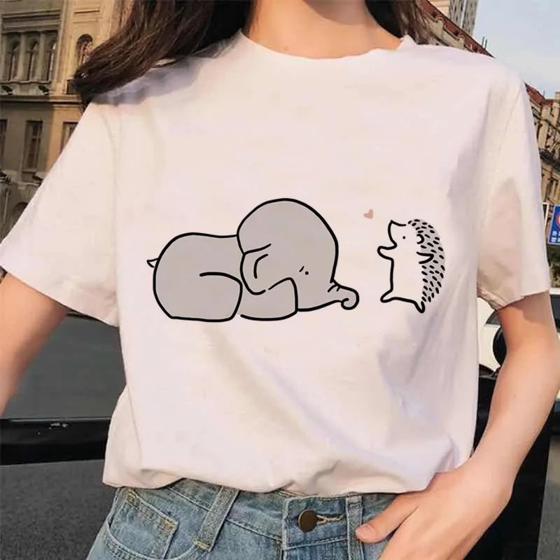T-Shirts med igelkottar (Vuxen)