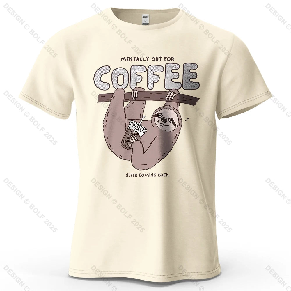 Kaffedrickande sengångare - T-Shirt