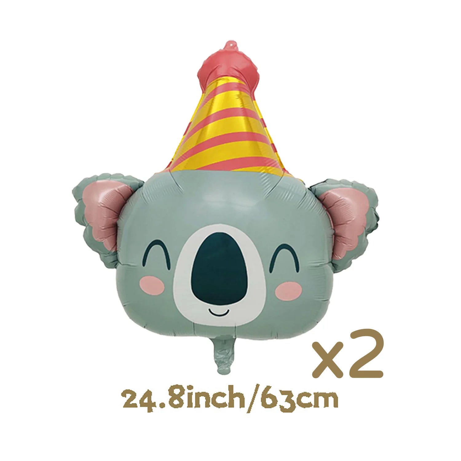 Djurballonger för fest (x2 pack)