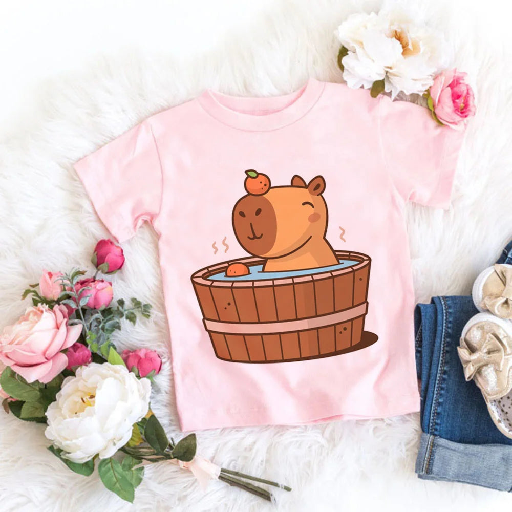 Kapybara T Shirts för barn