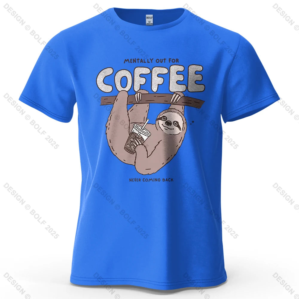 Kaffedrickande sengångare - T-Shirt