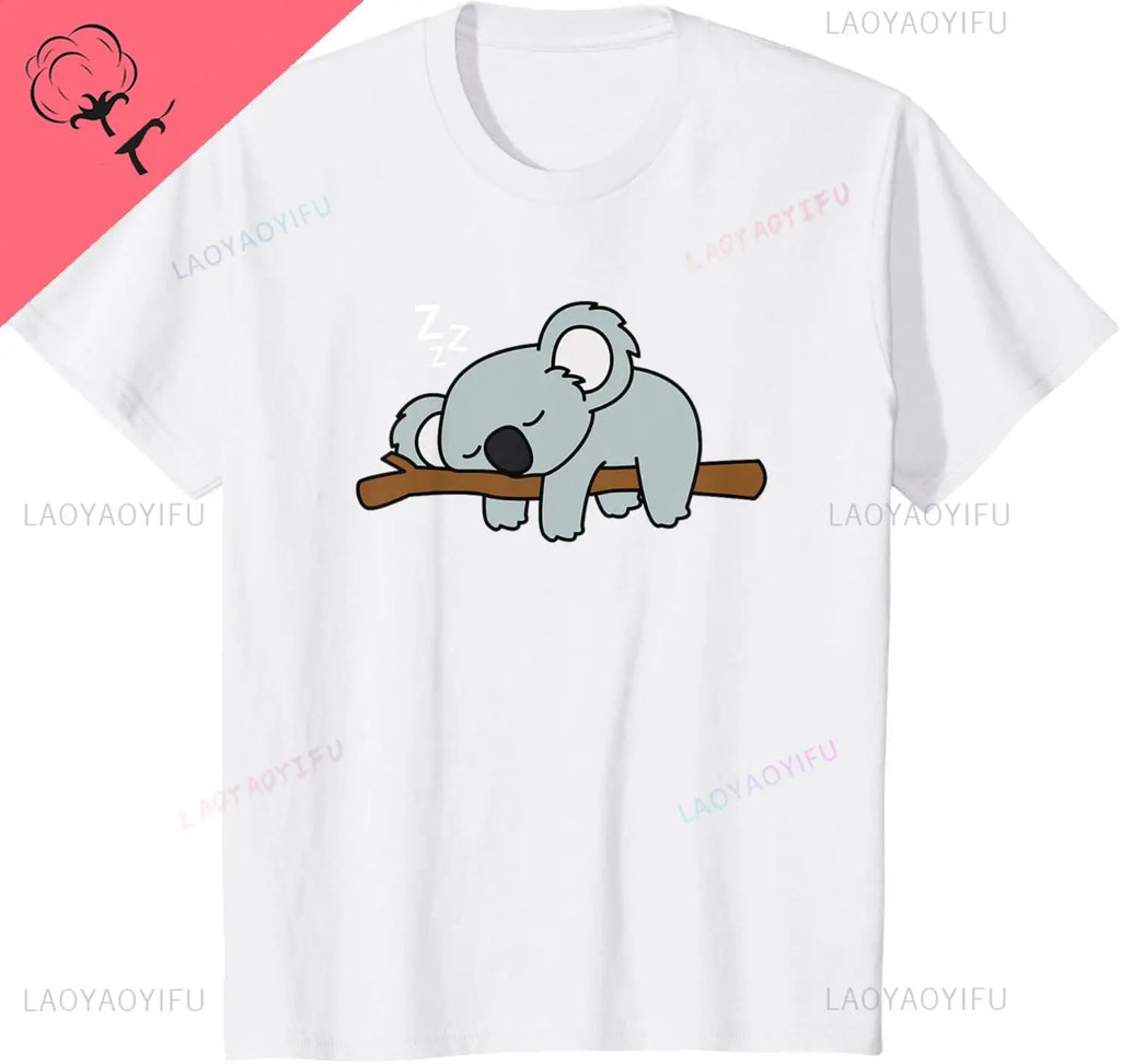 T-shirt med sovande koalabjörn