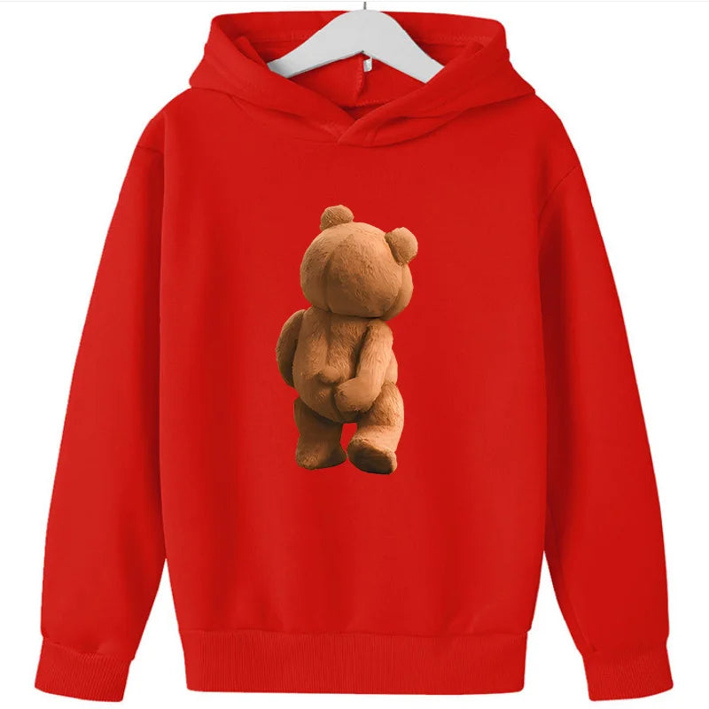 Teddybjörn kliar sig - Hoodie (Barn)