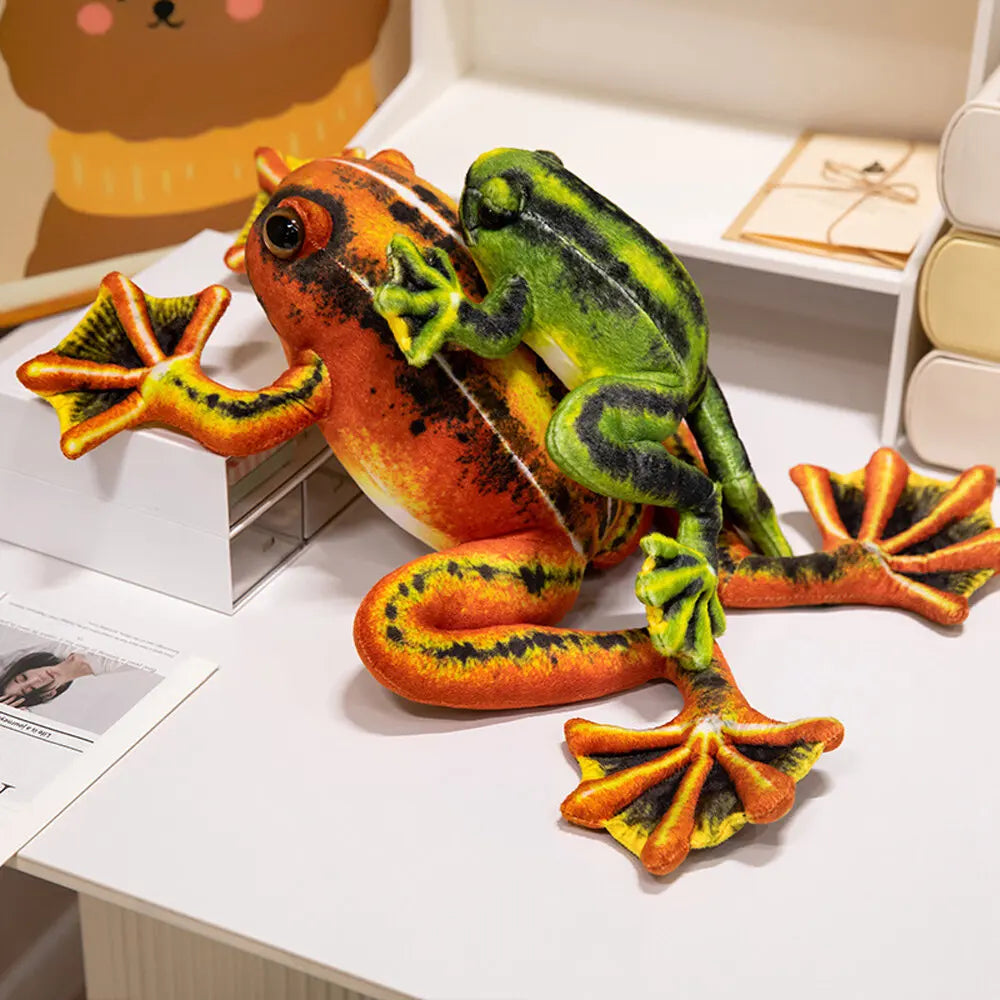 Realistiska grodor (Grön/Orange)