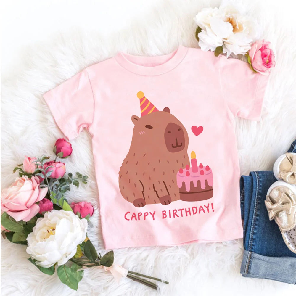 Kapybara T Shirts för barn