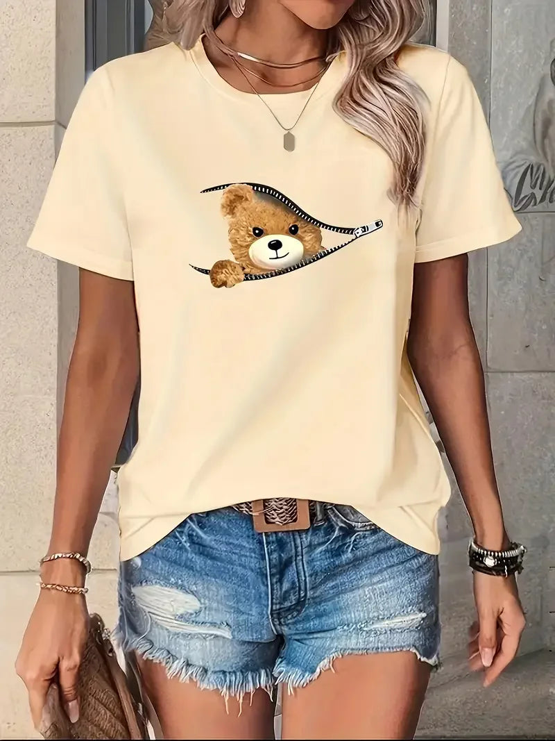 T-Shirt med Nallebjörn