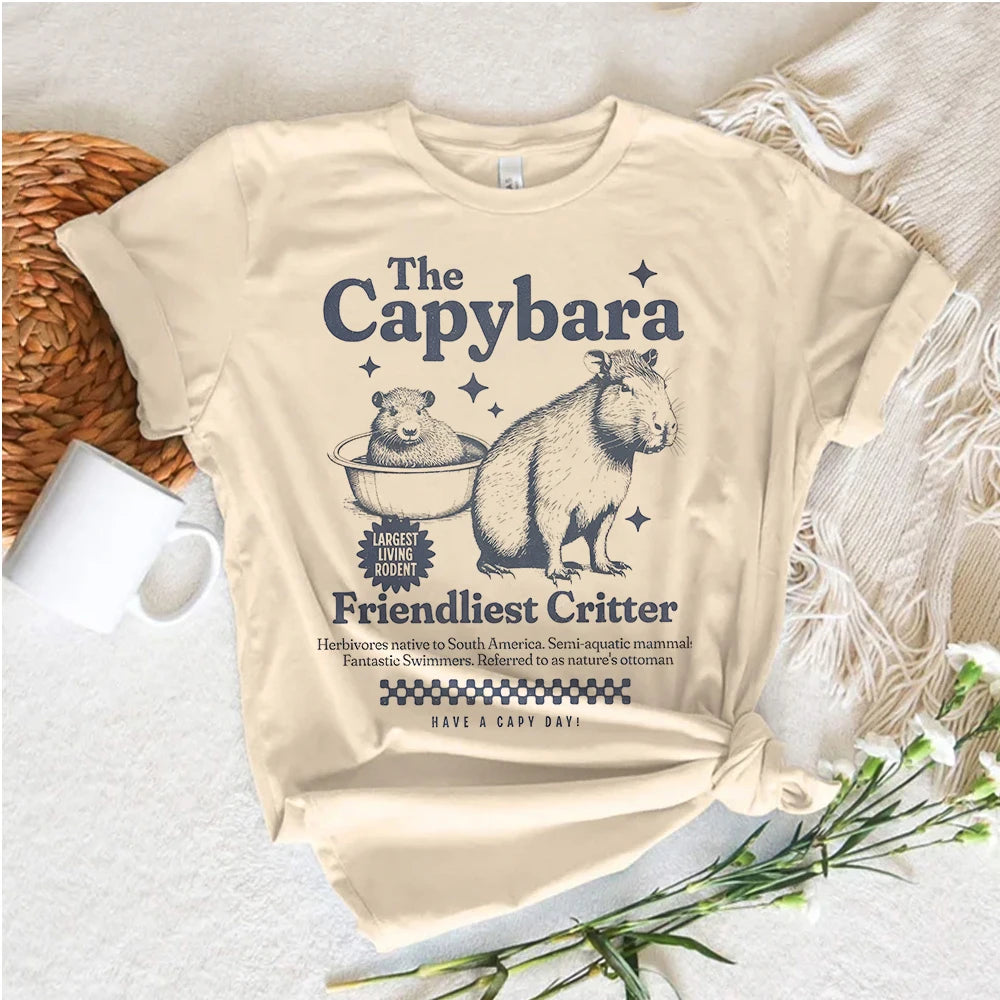 Capybara T-Shirts i flera olika tryck
