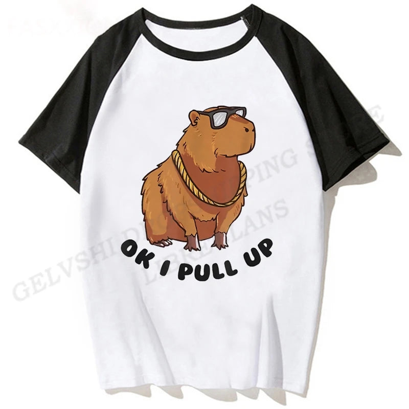 Kapybara T-shirts med tryck (Barn)
