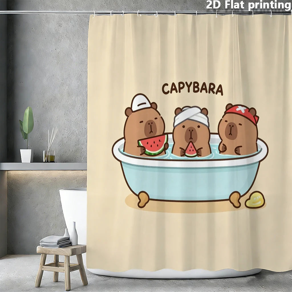 Capybara, Duschdraperi