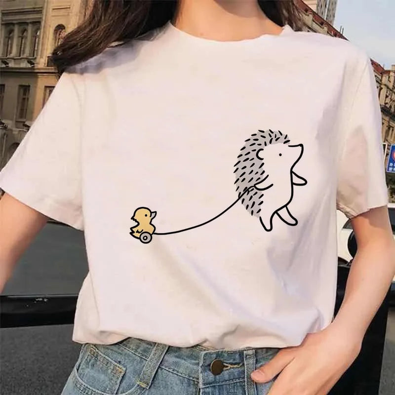 T-Shirts med igelkottar (Vuxen)