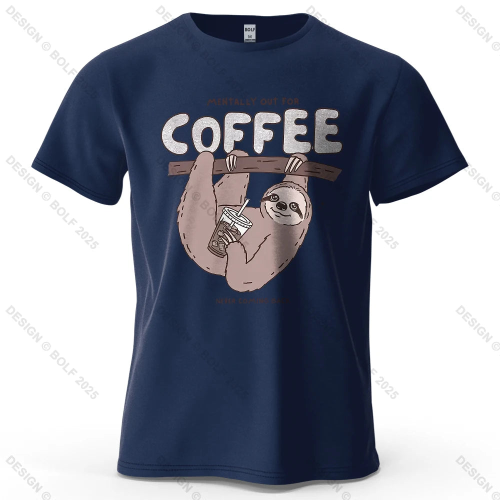 Kaffedrickande sengångare - T-Shirt