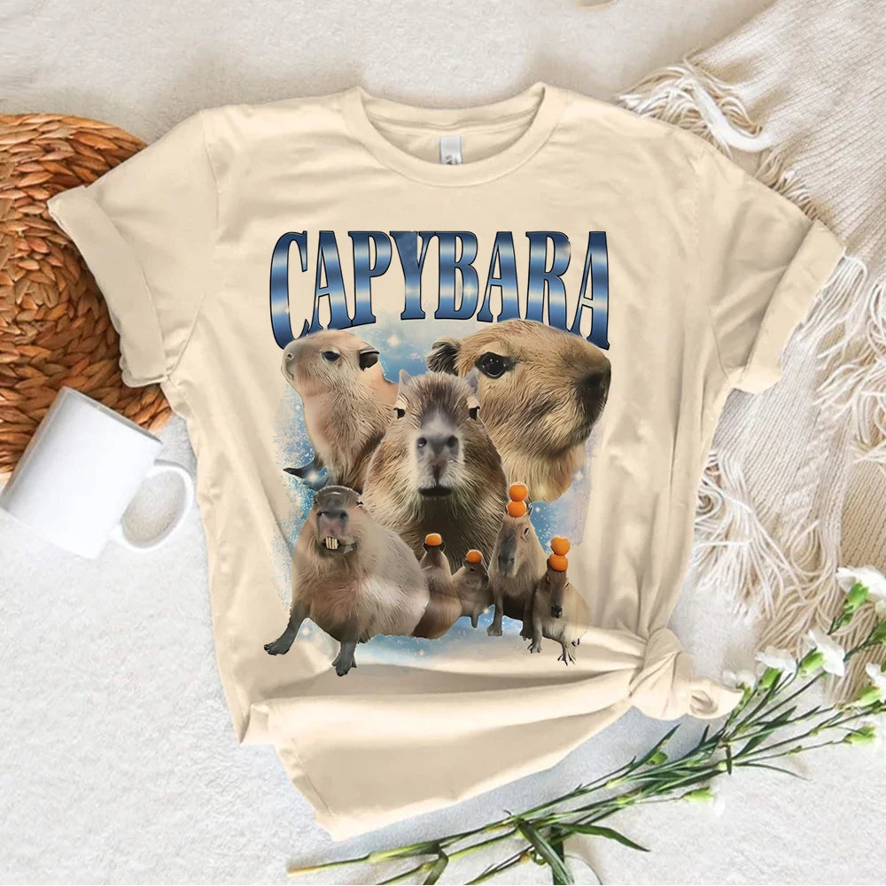 Capybara T-Shirts i flera olika tryck