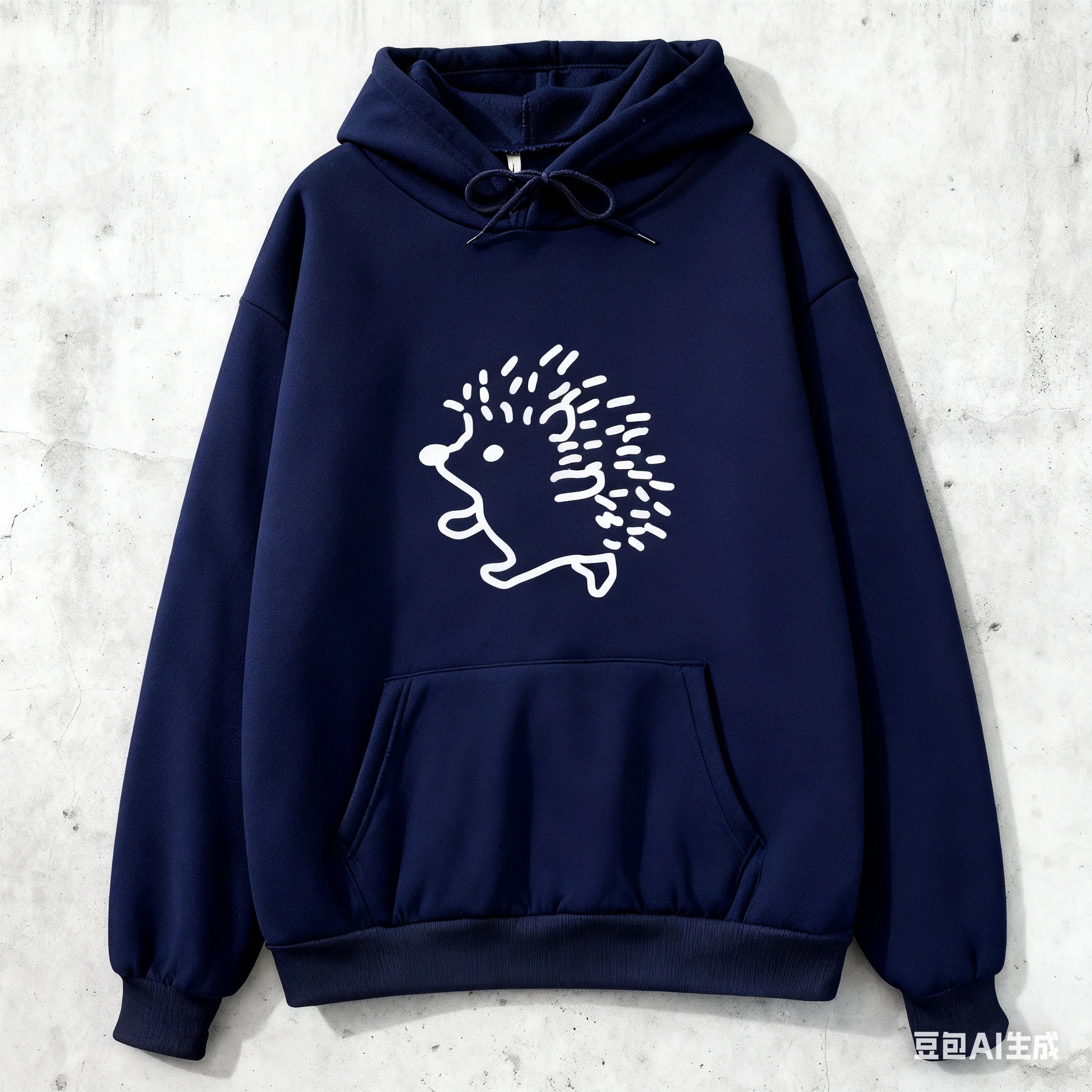 Hoodie, tecknad igelkott
