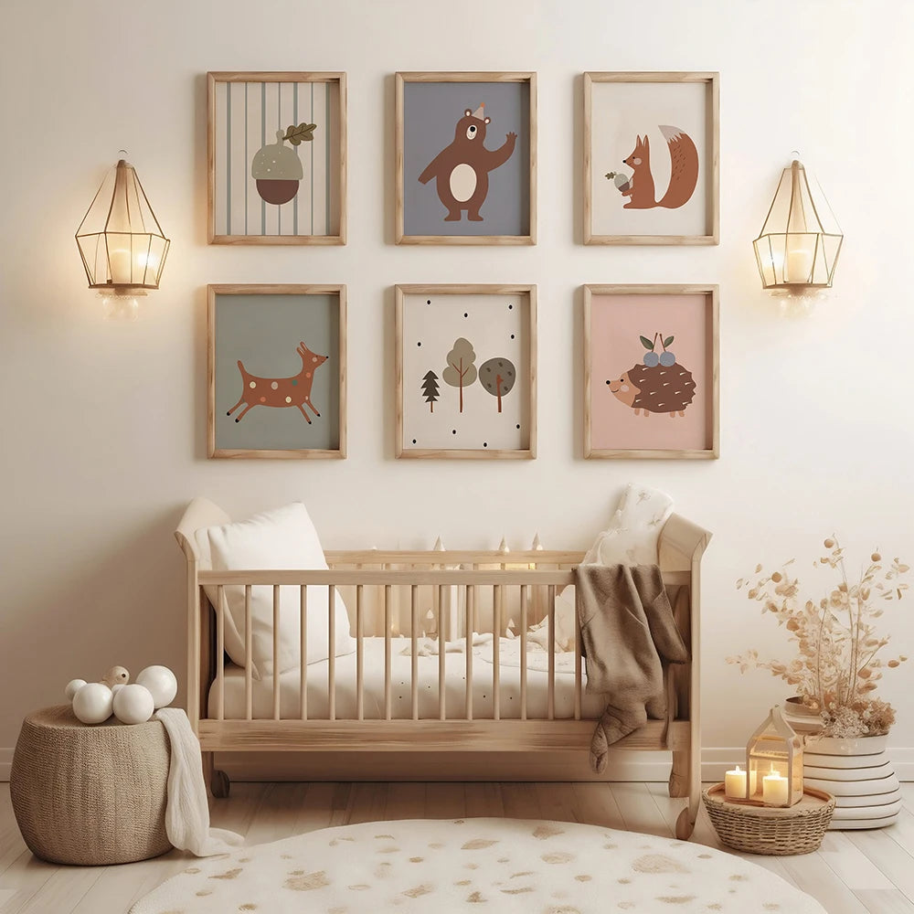 Svenska skogsdjur - Tavlor