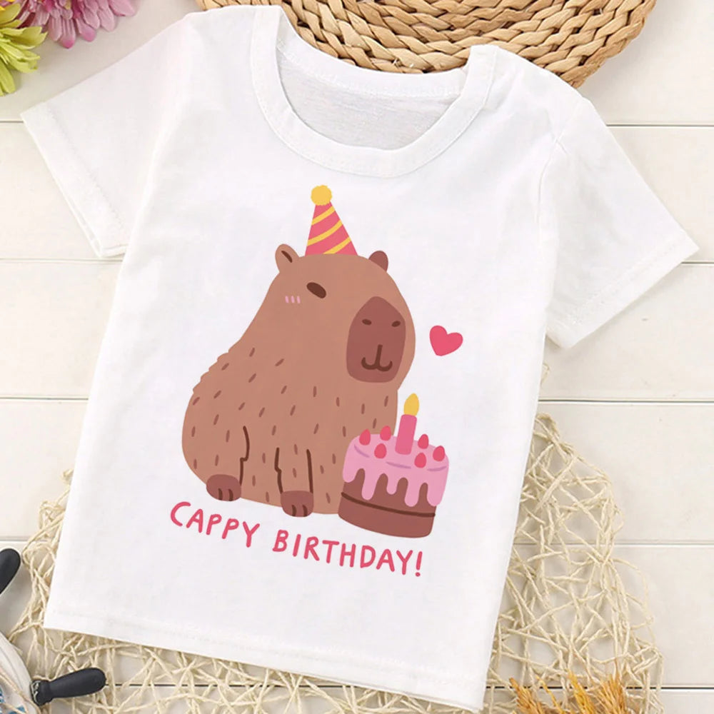 Kapybara T Shirts för barn