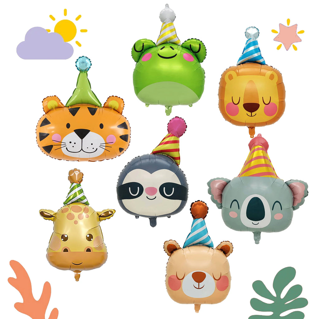 Djurballonger för fest (x2 pack)