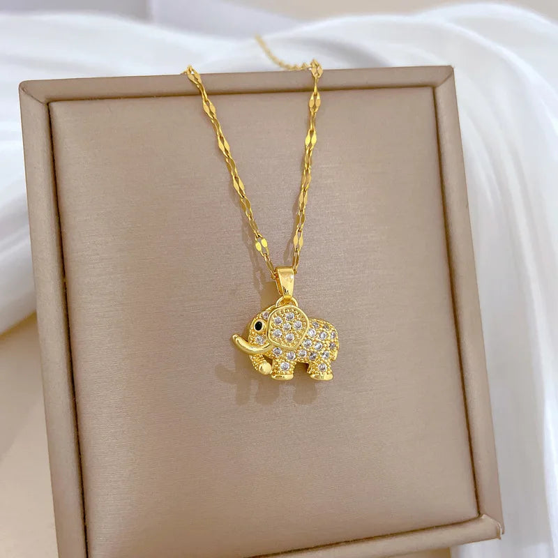 Halsband, Indisk Elefant