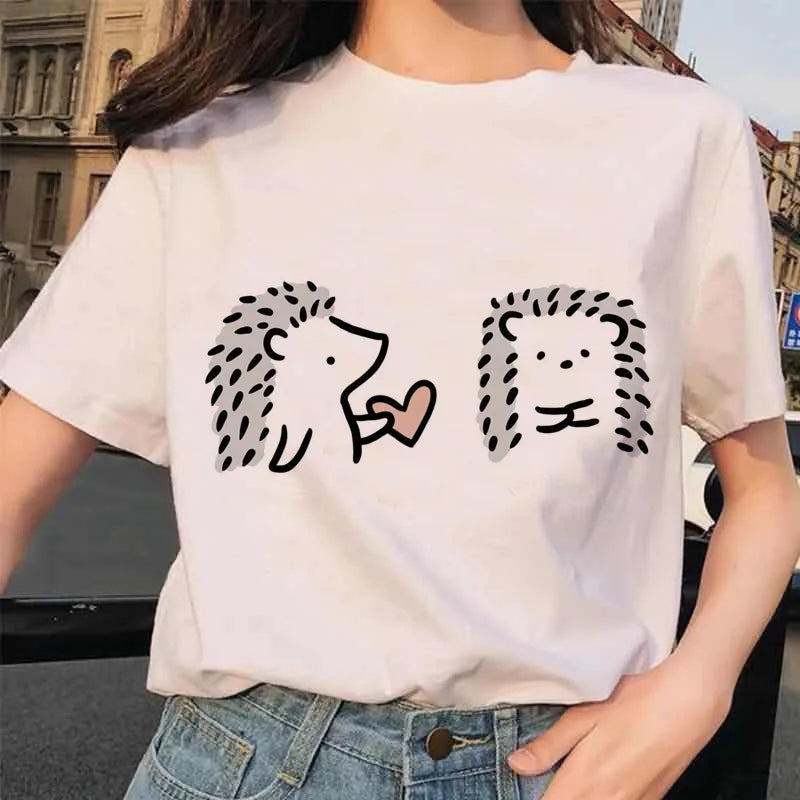 T-Shirts med igelkottar (Vuxen)