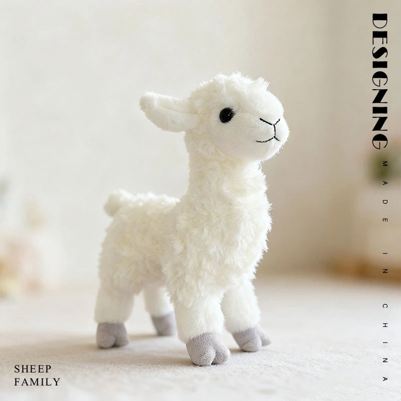 Fluffiga lamm & alpackor (25 cm)