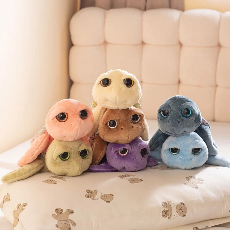 Sköldpaddor med färg