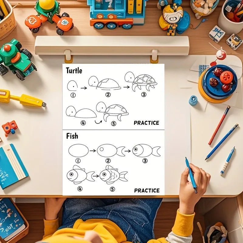 Lär dig att måla djur - Steg-För-Steg