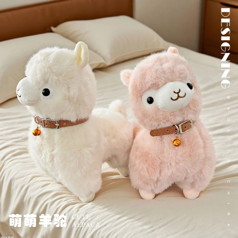 Alpackor (Rosa, gul & vit)