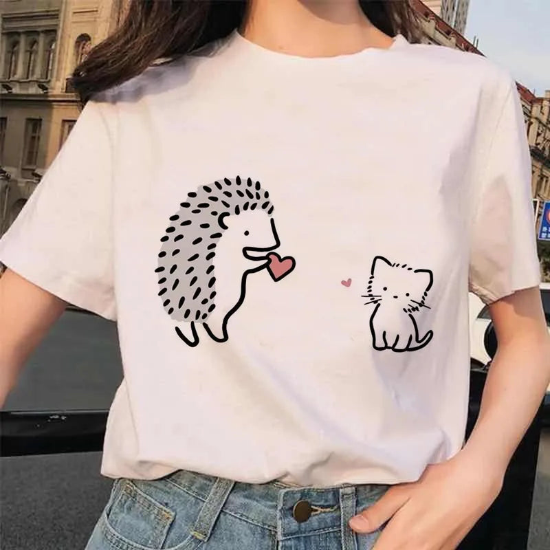 T-Shirts med igelkottar (Vuxen)