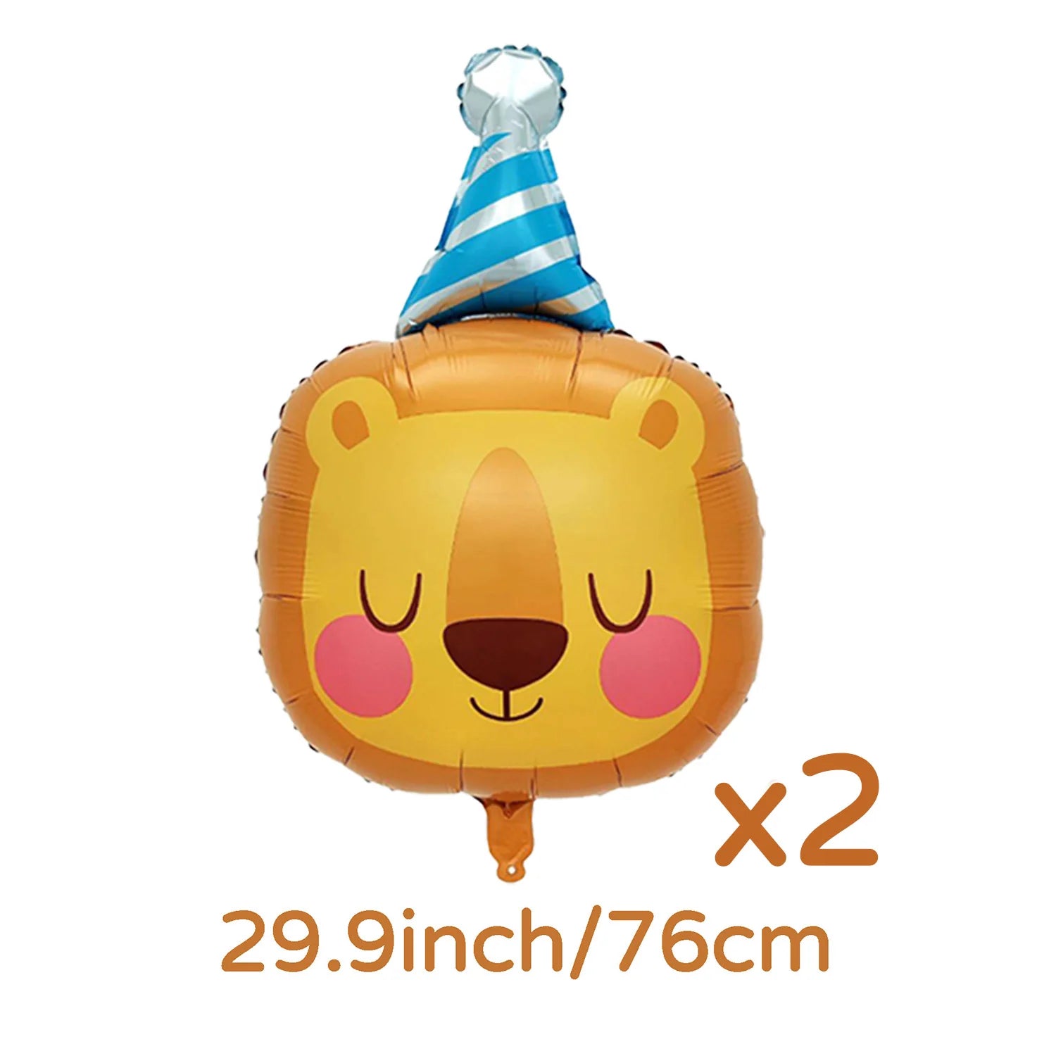 Djurballonger för fest (x2 pack)