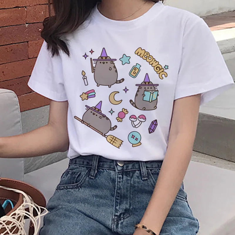 Pusheen Katt, T-shirt