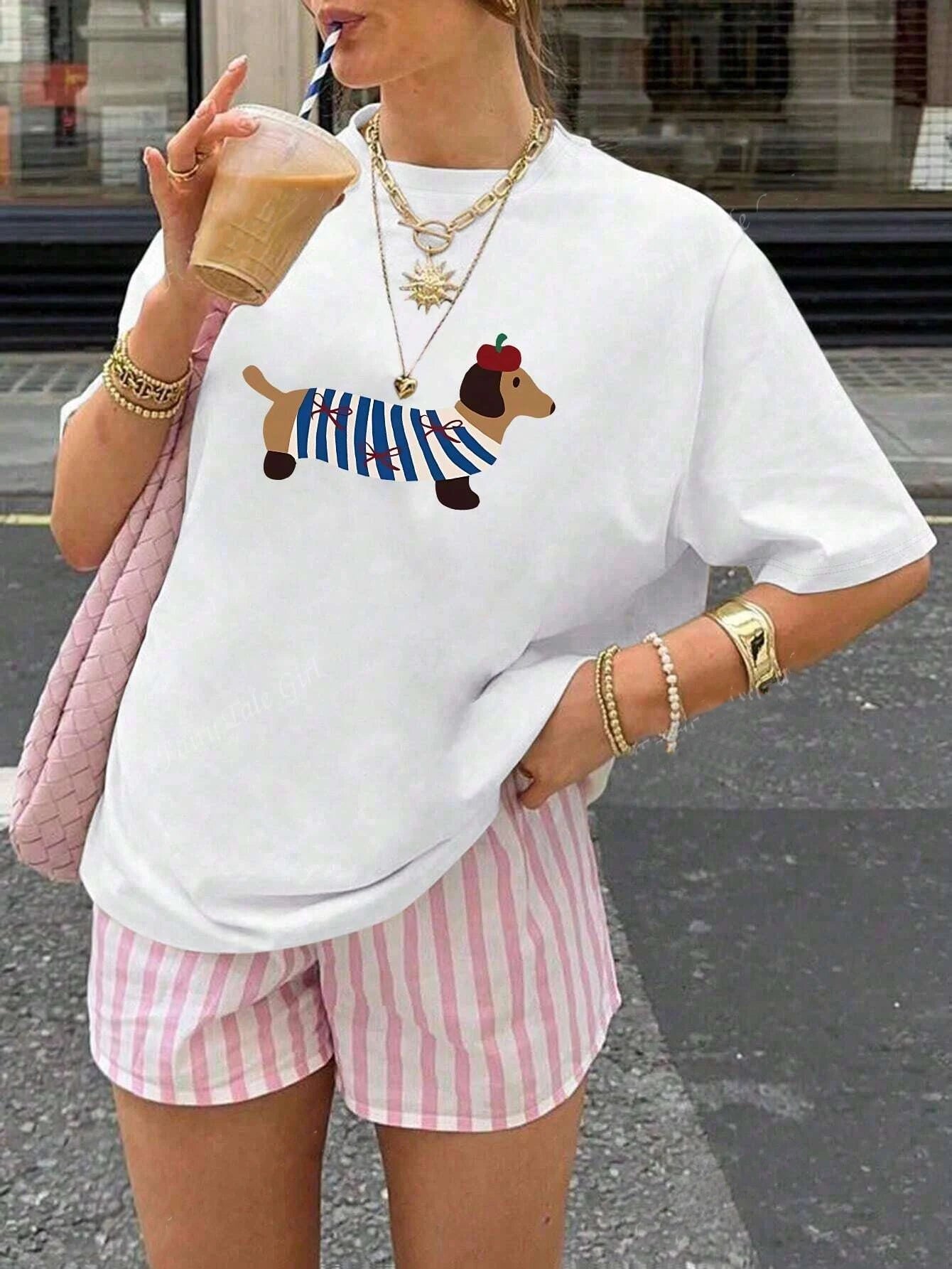 T-shirt (Fransk Taxhund)