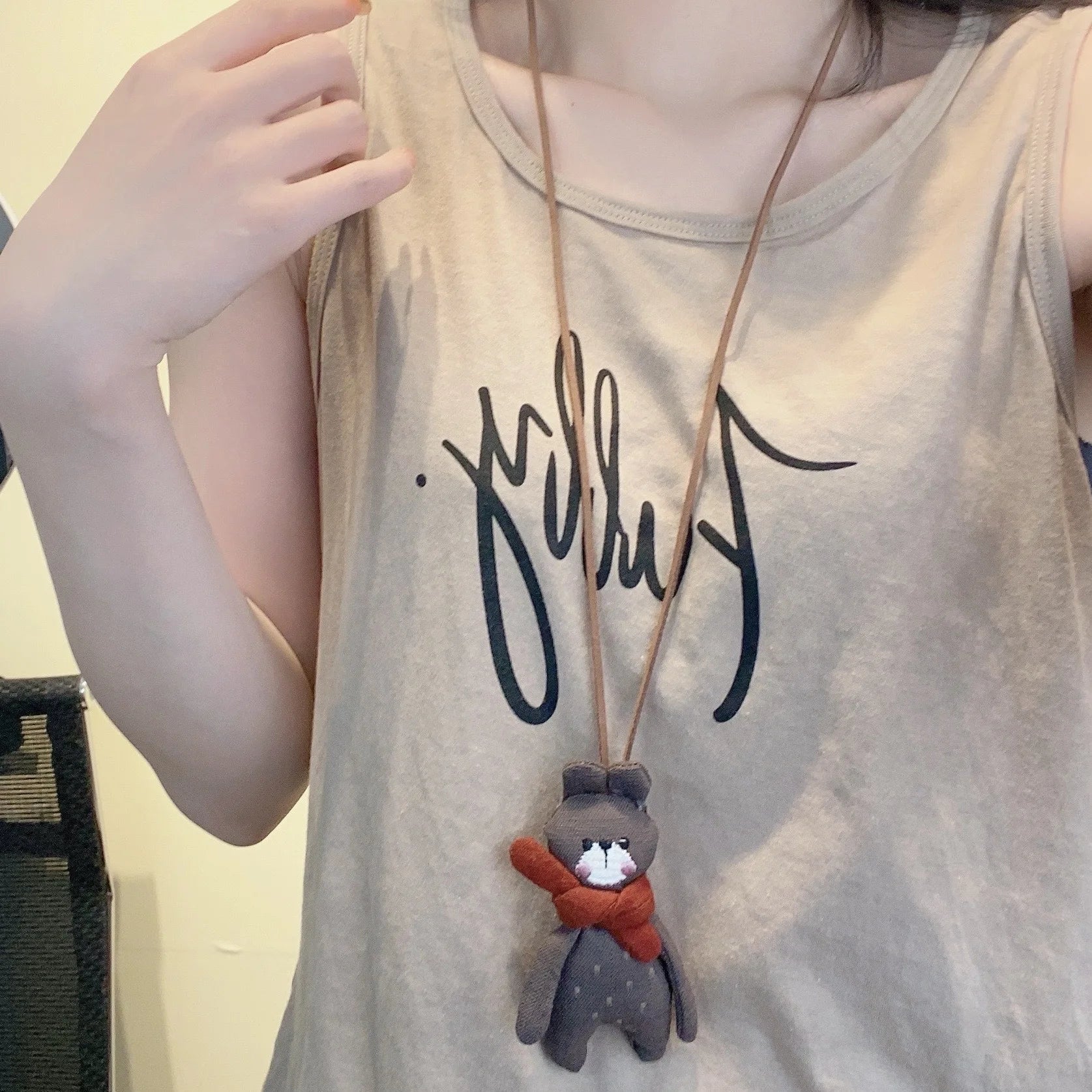 Halsband med gosedjur
