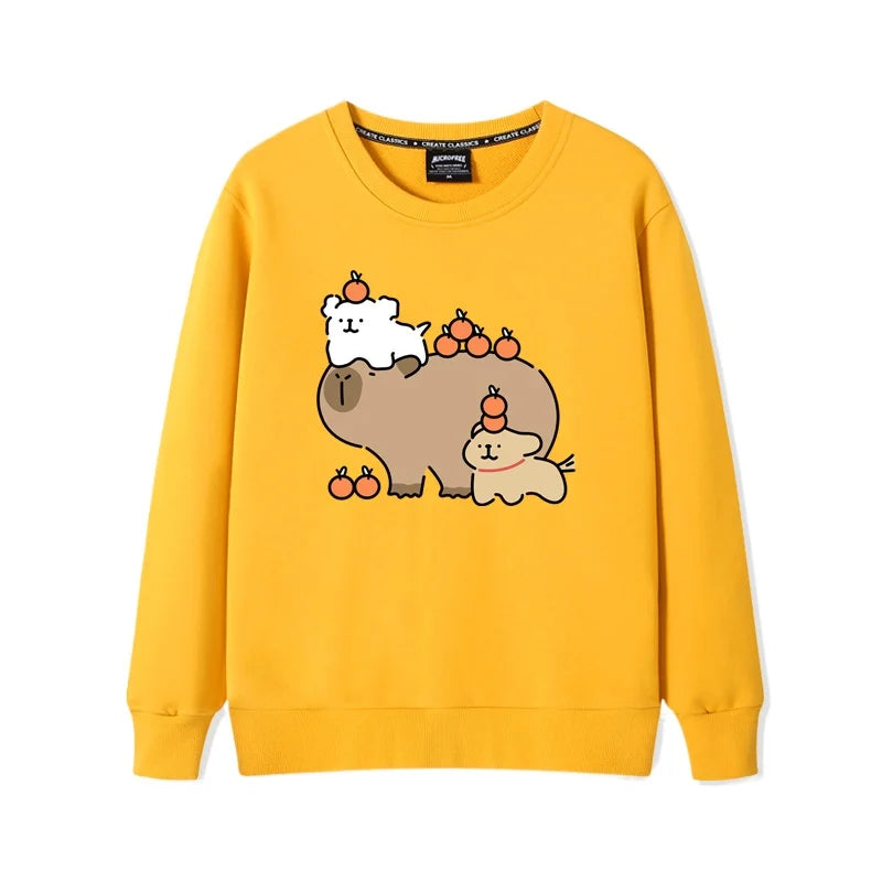 Kapybara med apelsin & vänner