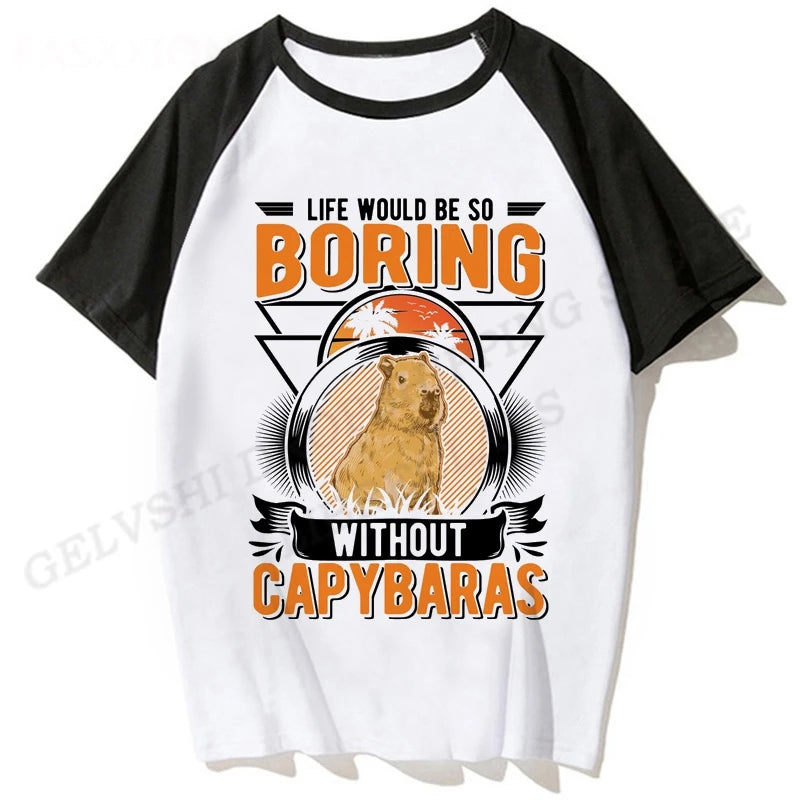 Kapybara T-shirts med tryck (Barn)