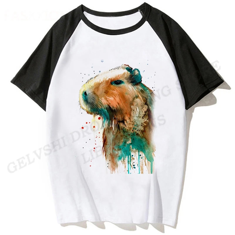 Kapybara T-shirts med tryck (Barn)