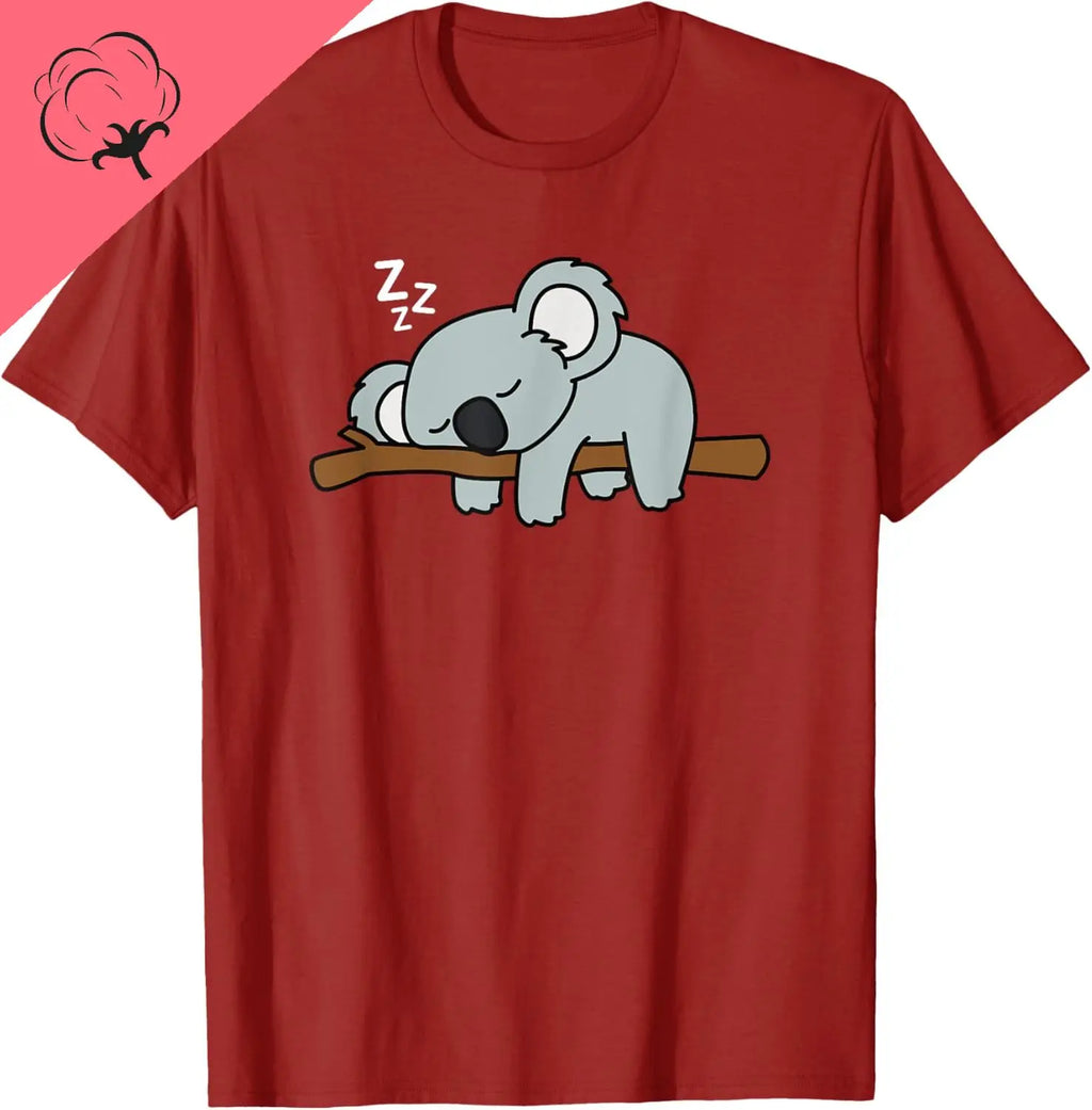 T-shirt med sovande koalabjörn