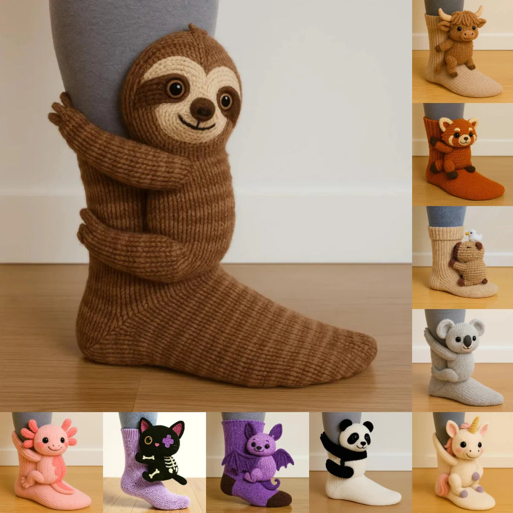Panda - Stickade sockar