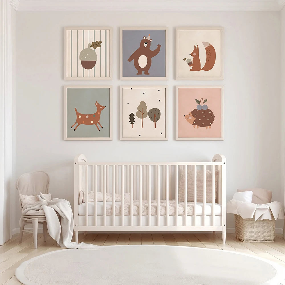 Svenska skogsdjur - Tavlor