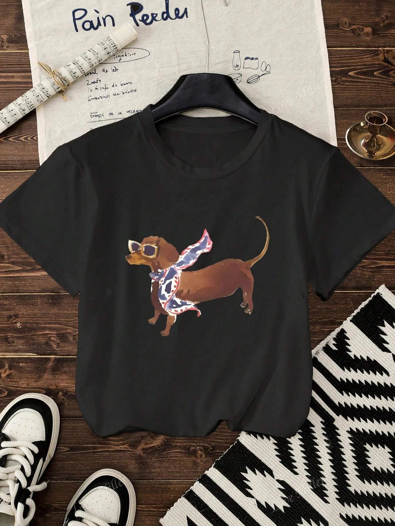 T-shirt (Fransk Taxhund)