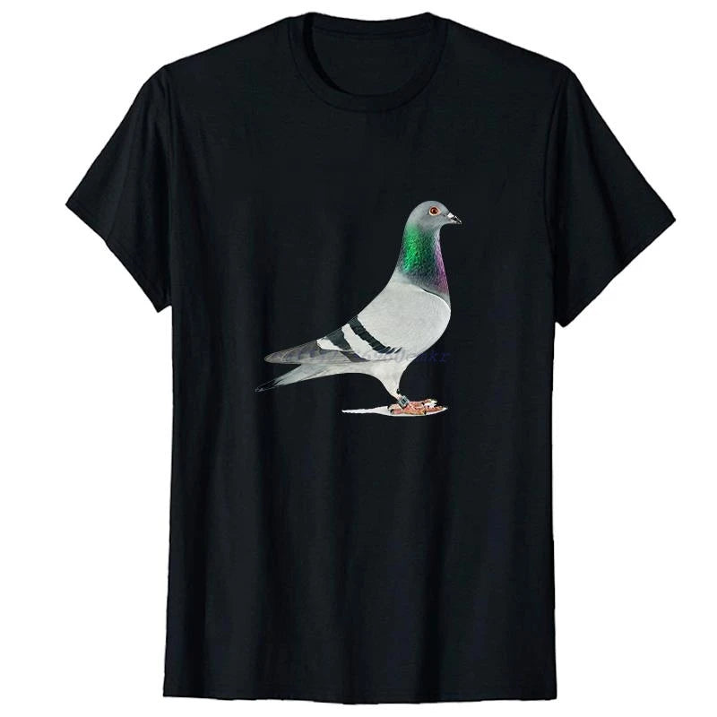 T-shirt med duva